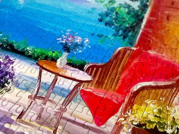 Enjoy Puzzle - Sea View Through the Arch - 1000 Stukjes 4