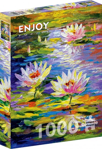 Enjoy Puzzle - Water Lilies in the Pond - 1000 Stukjes 2