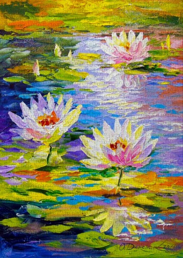 Enjoy Puzzle - Water Lilies in the Pond - 1000 Stukjes 3