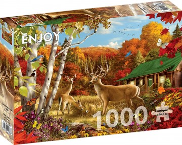 Enjoy Puzzle - Somewhere in a Field - 1000 Stukjes 2