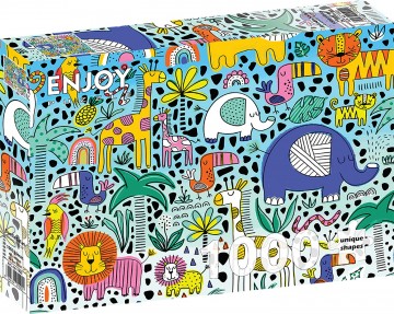 Enjoy Puzzle - Doodle Safari - 1000 Stukjes 2