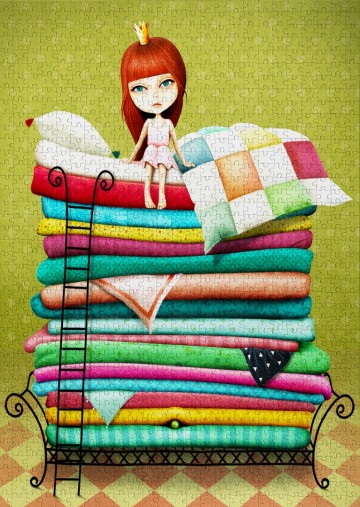 Enjoy Puzzle - Princess on the Pea - 1000 Stukjes 3
