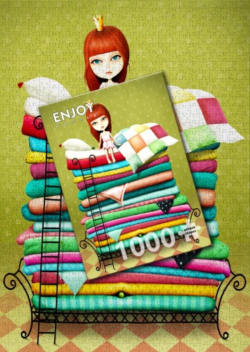 Enjoy Puzzle - Princess on the Pea - 1000 Stukjes 6
