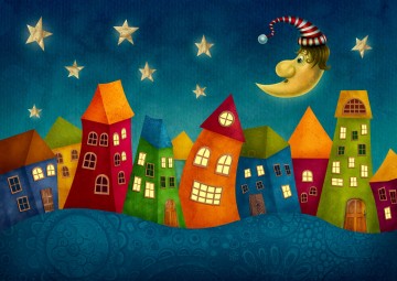 Enjoy Puzzle - Fantasy Colorful Houses - 1000 Stukjes