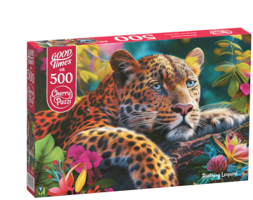 CherryPazzi - Reclining Leopard - 500 Stukjes 2