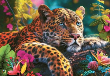 CherryPazzi - Reclining Leopard - 500 Stukjes