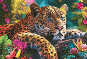 CherryPazzi - Reclining Leopard - 500 Stukjes 4