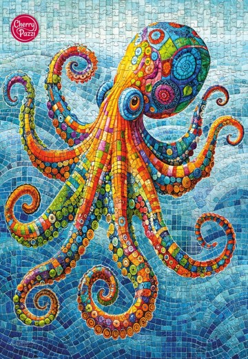 CherryPazzi - Splish Splash Octopus - 500 Stukjes 4