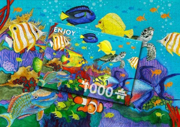 Enjoy Puzzle - Underwater Rainbow - 1000 Stukjes 6