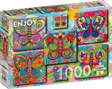 Enjoy Puzzle - Butterflies - 1000 Stukjes 2