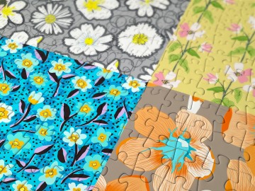 Enjoy Puzzle - Floral Patterns - 1000 Stukjes 4