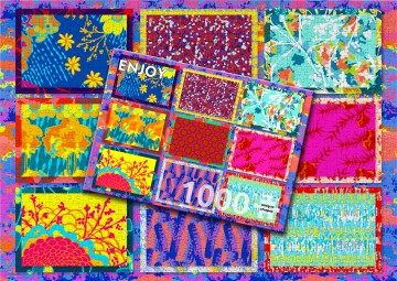 Enjoy Puzzle - Designer Patterns 5 - 1000 Stukjes 6