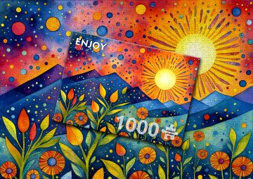 Enjoy Puzzle - Sunset Rain - 1000 Stukjes 5