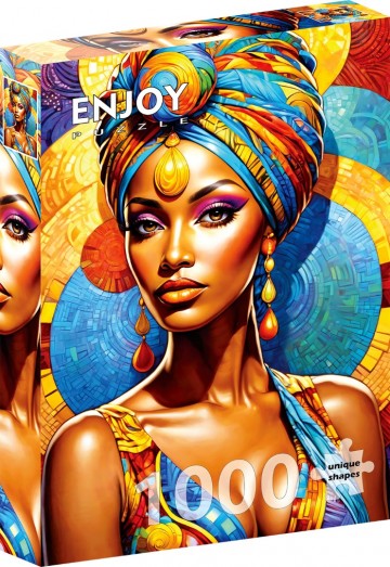 Enjoy Puzzle - African Beauty - 1000 Stukjes 2
