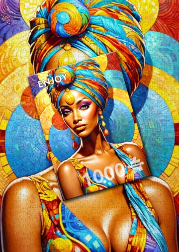 Enjoy Puzzle - African Beauty - 1000 Stukjes 6