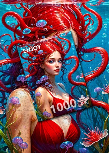Enjoy Puzzle - Ginger Mermaid - 1000 Stukjes 6