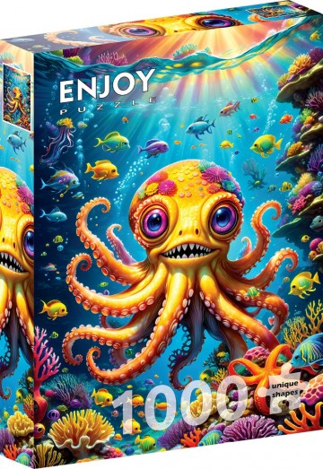 Enjoy Puzzle - Cute Octopus - 1000 Stukjes 2