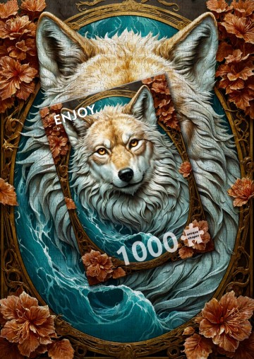 Enjoy Puzzle - The Wolf - 1000 Stukjes 6