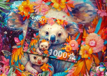 Enjoy Puzzle - Koala Kuddles - 1000 Stukjes 6
