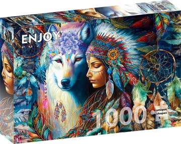 Enjoy Puzzle - Native Princess - 1000 Stukjes 2