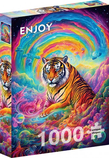 Enjoy Puzzle - Where Tigers Reign - 1000 Stukjes 2