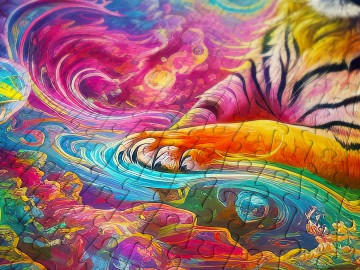 Enjoy Puzzle - Where Tigers Reign - 1000 Stukjes 6