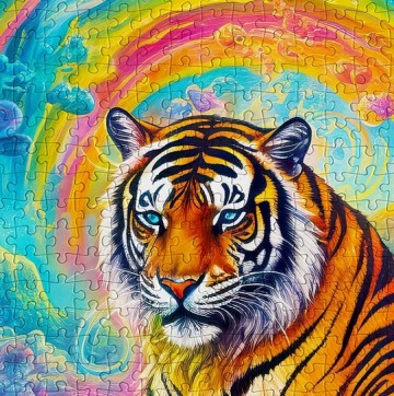 Enjoy Puzzle - Where Tigers Reign - 1000 Stukjes 5