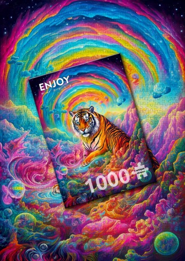 Enjoy Puzzle - Where Tigers Reign - 1000 Stukjes 7