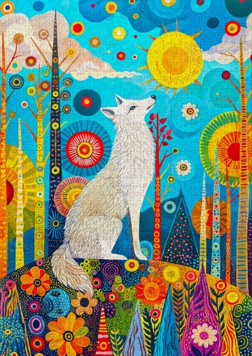 Enjoy Puzzle - White Guardian - 1000 Stukjes 3