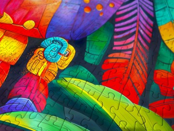 Enjoy Puzzle - Floral Totem - 1000 Stukjes 4