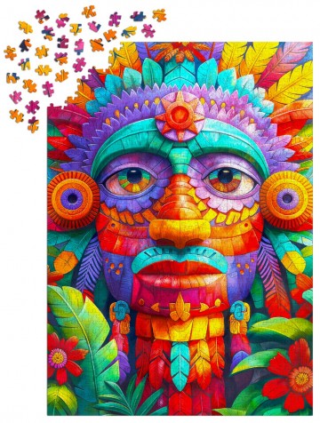 Enjoy Puzzle - Floral Totem - 1000 Stukjes 5