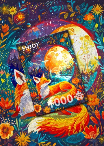 Enjoy Puzzle - Moon Fox - 1000 Stukjes 6