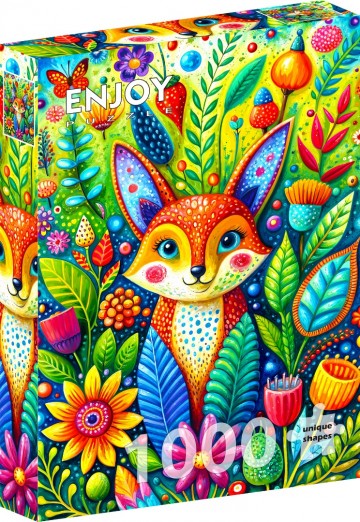 Enjoy Puzzle - Garden's Guest - 1000 Stukjes 2