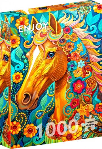Enjoy Puzzle - Blooming Mane - 1000 Stukjes 2