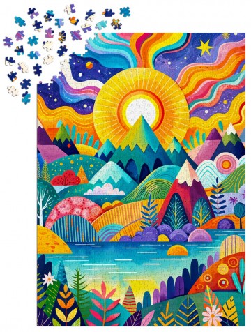 Enjoy Puzzle - Spellbinding Horizon - 1000 Stukjes 5