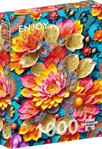 Enjoy Puzzle - Elegant Waterlilies - 1000 Stukjes 2