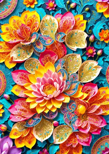 Enjoy Puzzle - Elegant Waterlilies - 1000 Stukjes