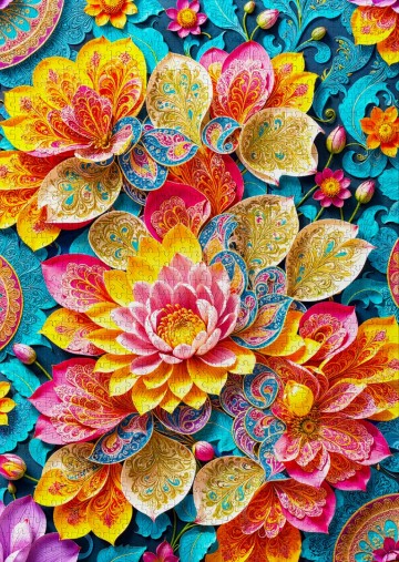 Enjoy Puzzle - Elegant Waterlilies - 1000 Stukjes 3