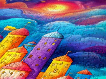 Enjoy Puzzle - Clouds Fortress - 1000 Stukjes 4