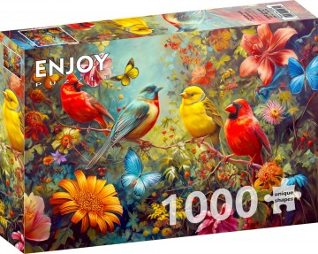 Enjoy Puzzle - Chirps and Flutters - 1000 Stukjes 2