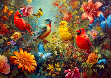 Enjoy Puzzle - Chirps and Flutters - 1000 Stukjes