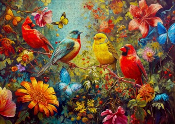 Enjoy Puzzle - Chirps and Flutters - 1000 Stukjes 3