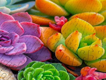 Enjoy Puzzle - Succulents - 1000 Stukjes 4