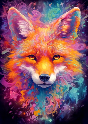 Enjoy Puzzle - Fiery Fox - 1000 Stukjes