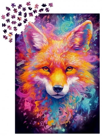 Enjoy Puzzle - Fiery Fox - 1000 Stukjes 4