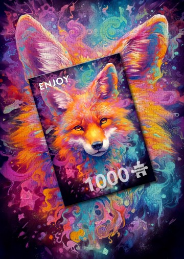 Enjoy Puzzle - Fiery Fox - 1000 Stukjes 6