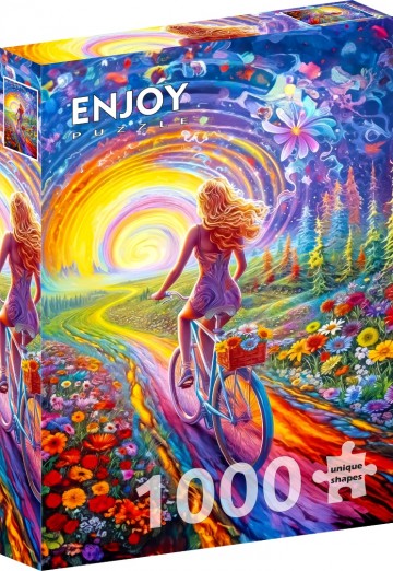 Enjoy Puzzle - Pedals to Freedom - 1000 Stukjes 2