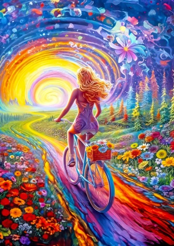 Enjoy Puzzle - Pedals to Freedom - 1000 Stukjes