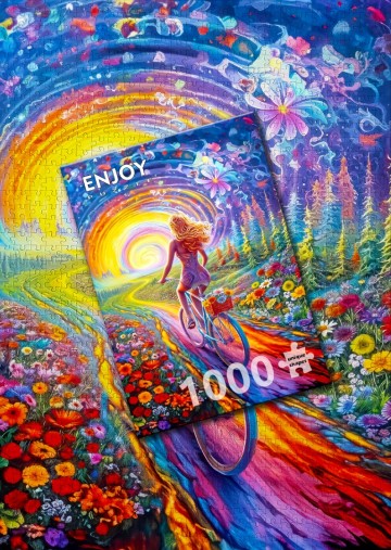 Enjoy Puzzle - Pedals to Freedom - 1000 Stukjes 6