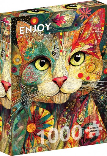 Enjoy Puzzle - Artie the Cat - 1000 Stukjes 2